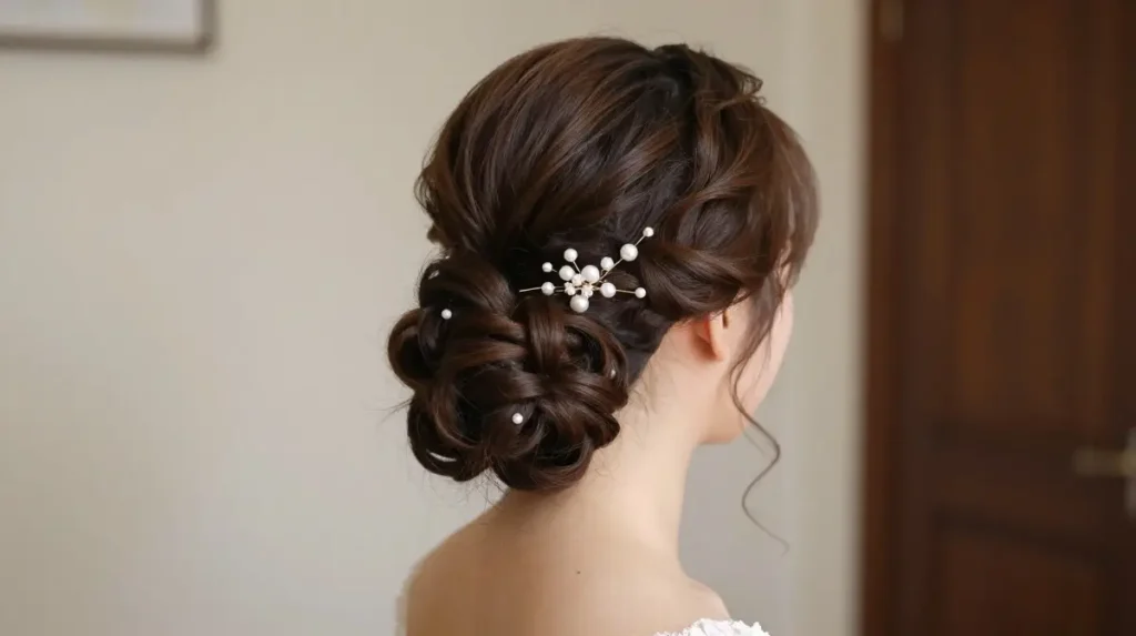 Bridal Half Up Hairstyle