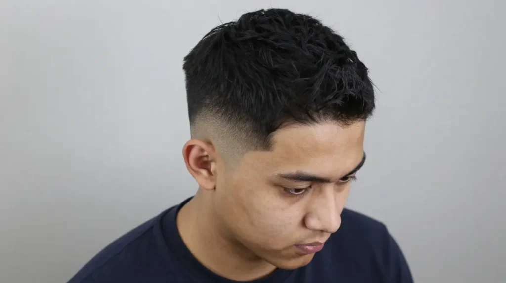 Brushed Back with Low Skin Fade