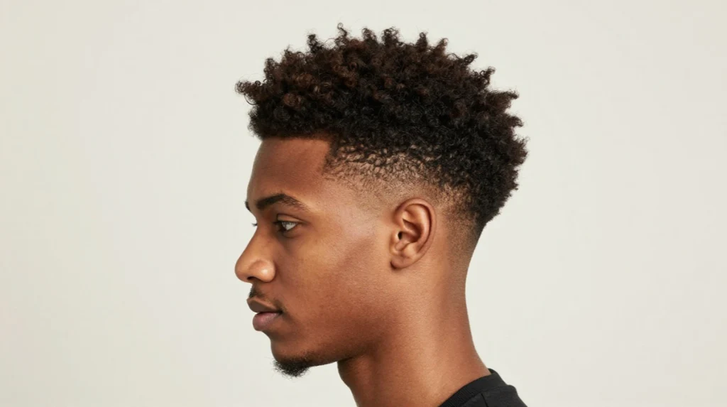 Burst Fade Afro