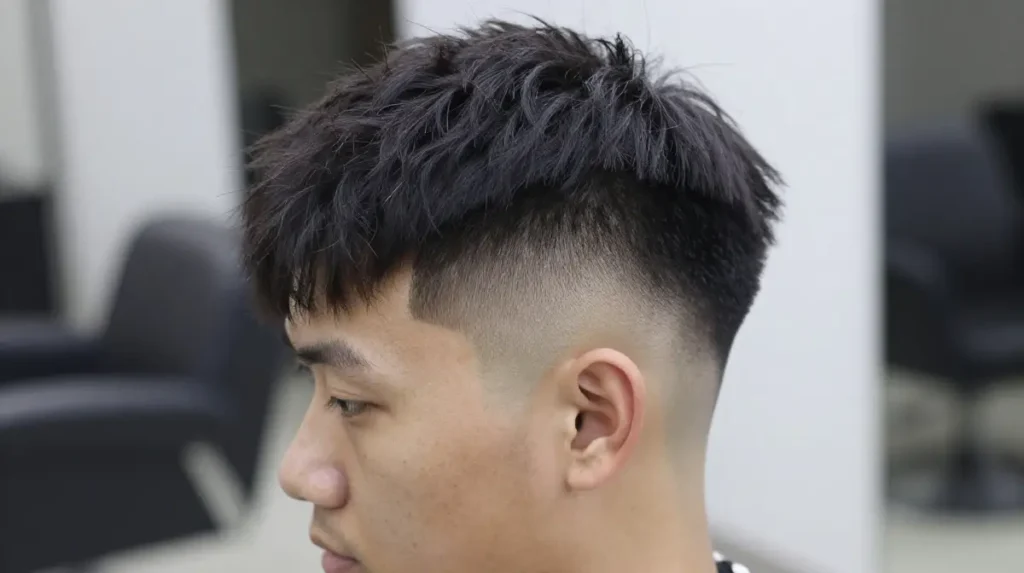 Burst Fade French Crop
