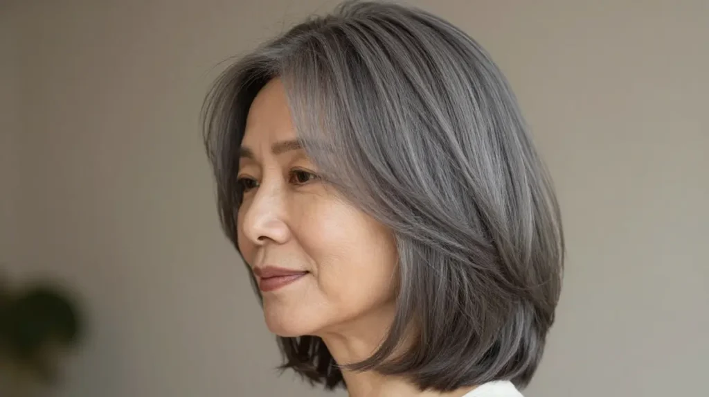 Chin Length Cut with Blended Layers