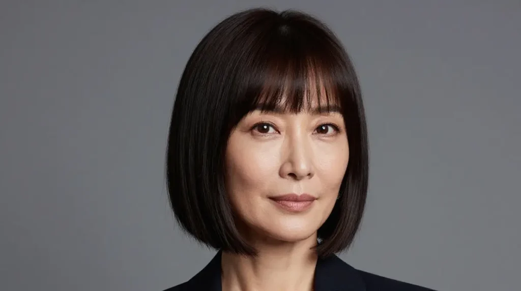 Classic Chin-Length Bob with Bangs