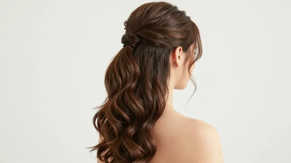 Classic Half Up Ponytail