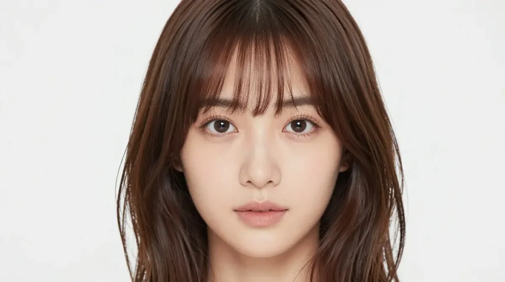 Curtain Bangs for Oval Faces