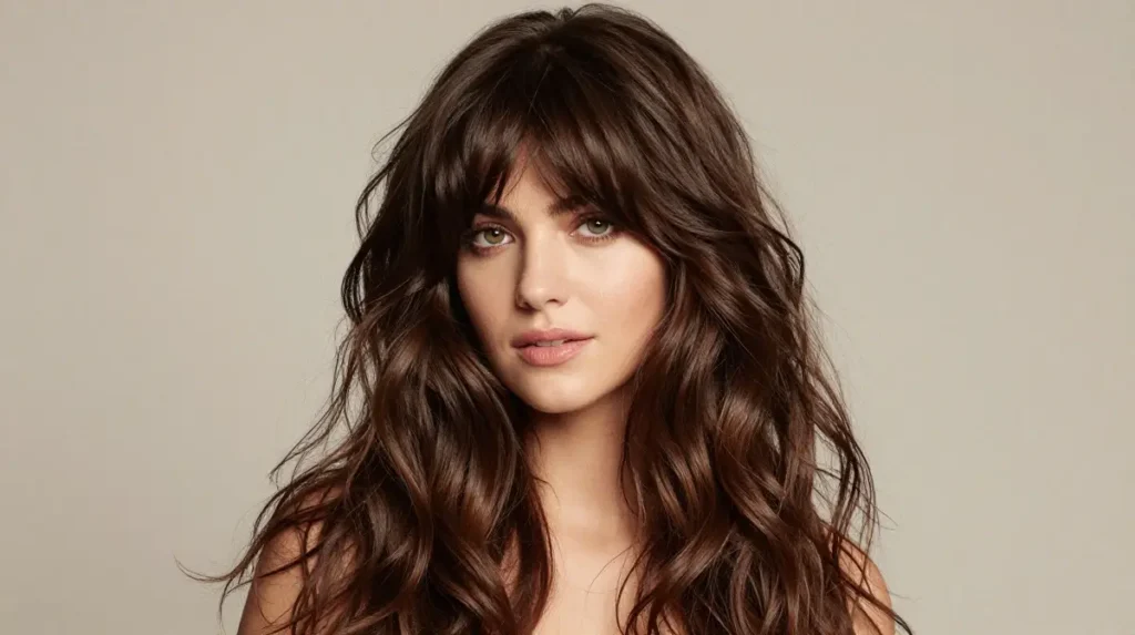 Curtain Bangs for Thick Hair