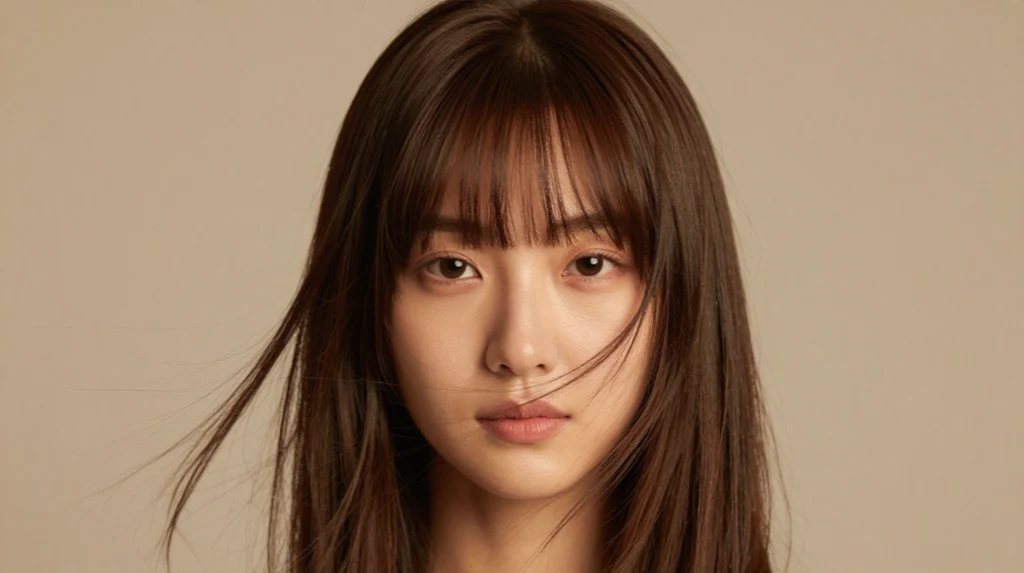 Curtain Bangs on Fine Hair