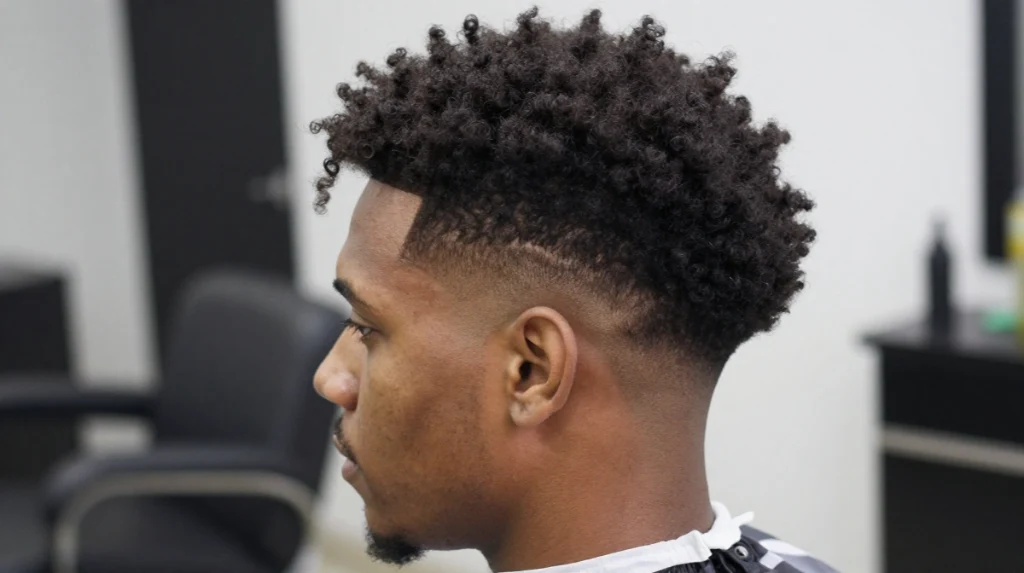 Drop Fade Afro