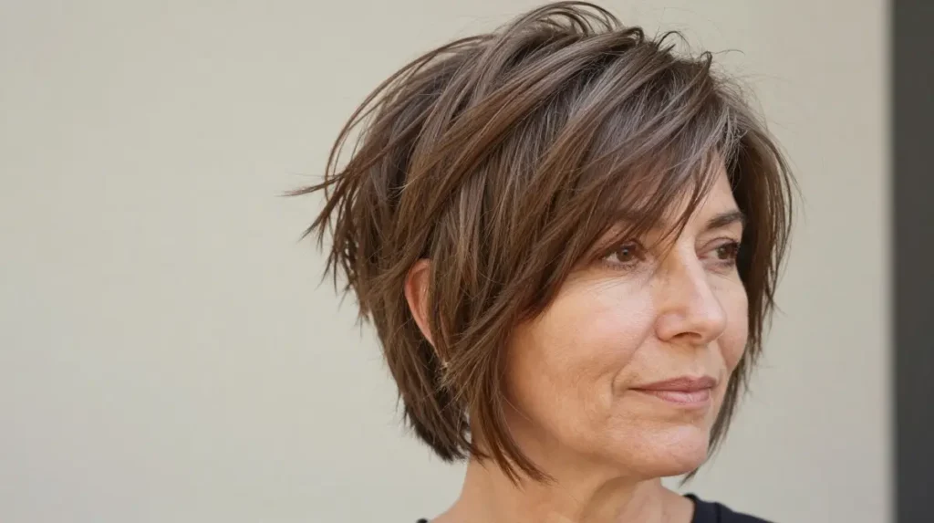 Effortless Spiky Layered Look