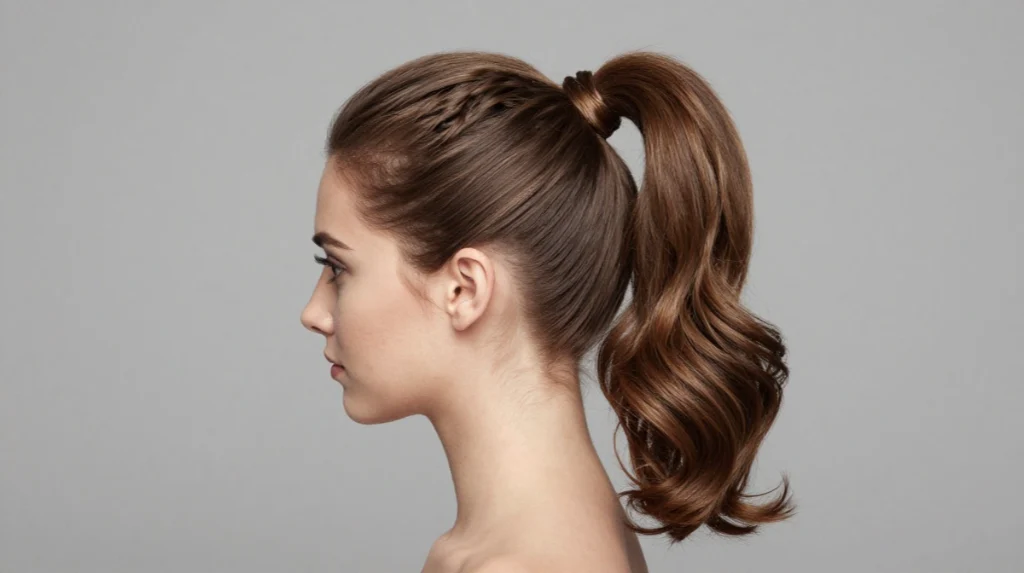 Elegant Ponytail with Volume