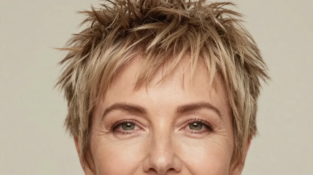 Face-Framing Spiky Cut