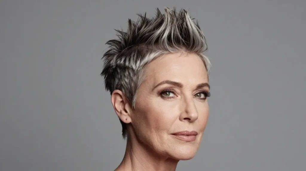 Faux Hawk for Older Ladies