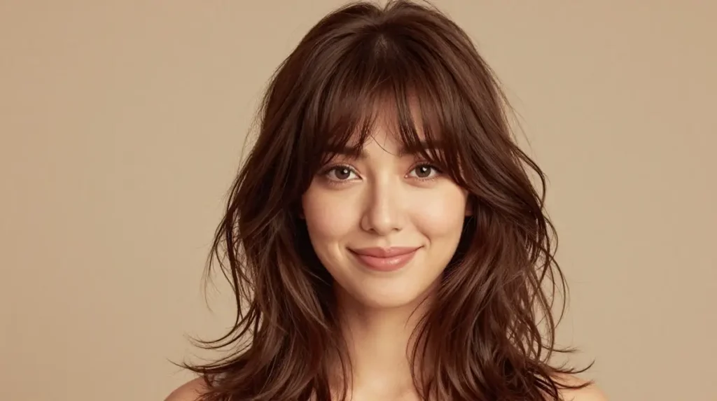 Feathered Bangs with Bouncy Layers
