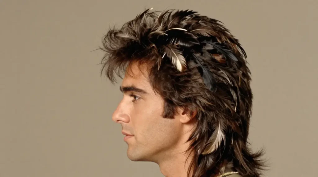 Feathered Hair Men Loved in the 80s