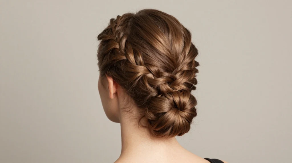 Fishtail Braid Updo