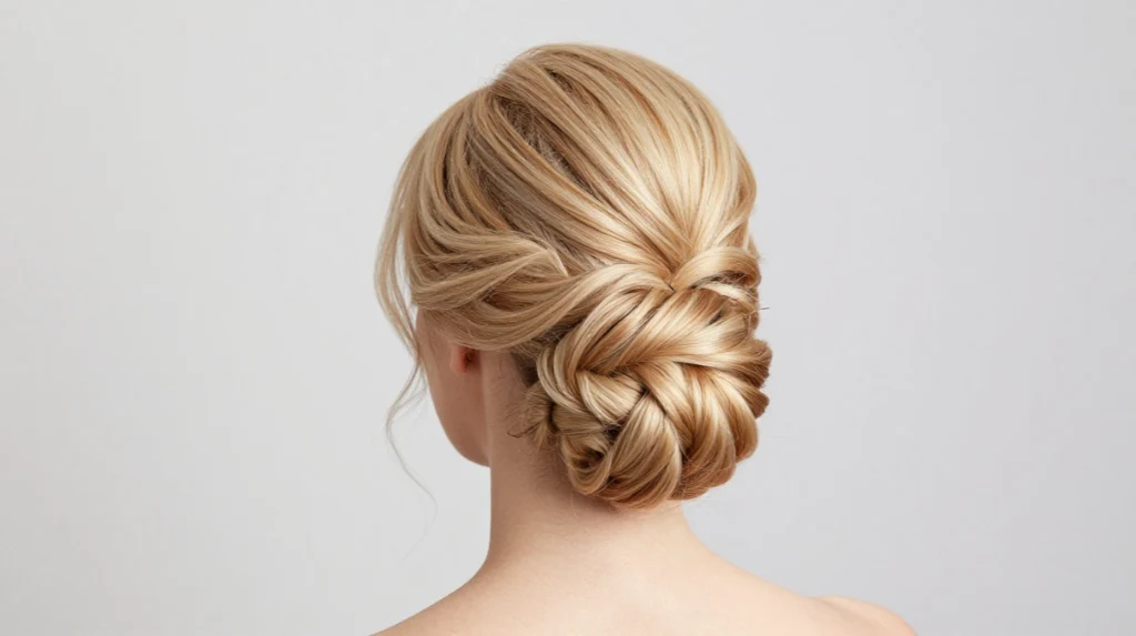 Formal Updo with Hair Extensions