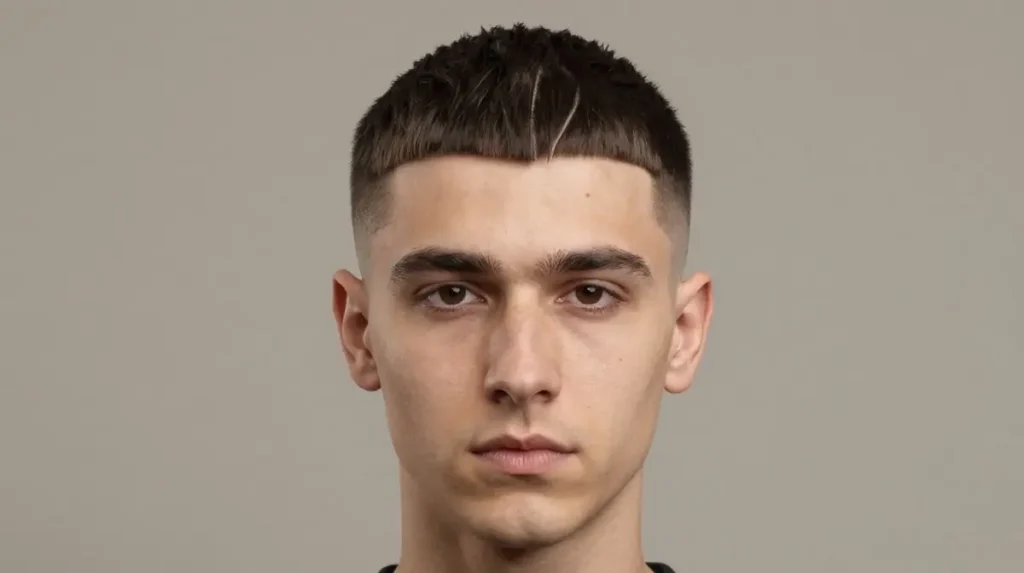 French Crop With Angular Fringe