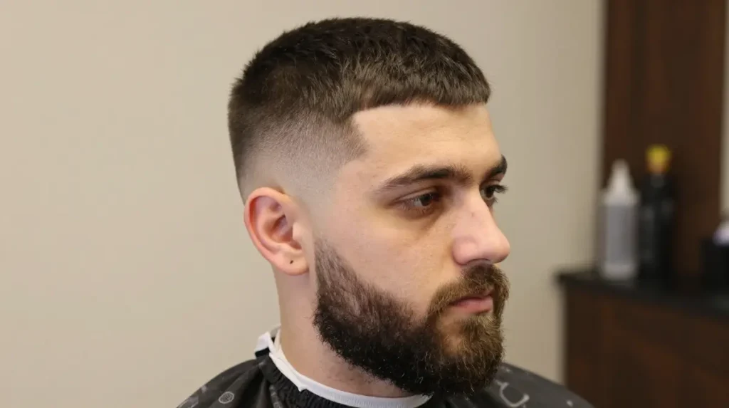 French Crop With Beard