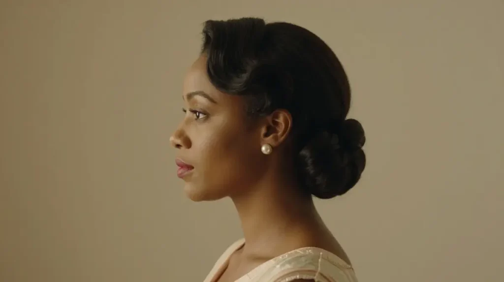 French Roll Updo