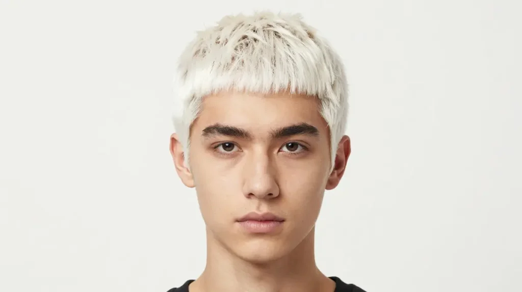 Full Head Bleach to White Blonde