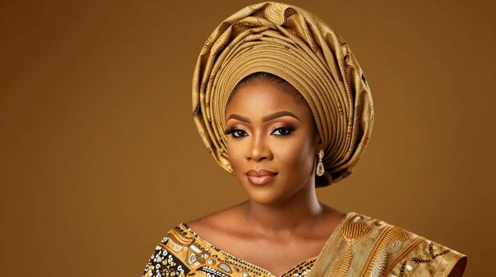 Gele Styled Updo