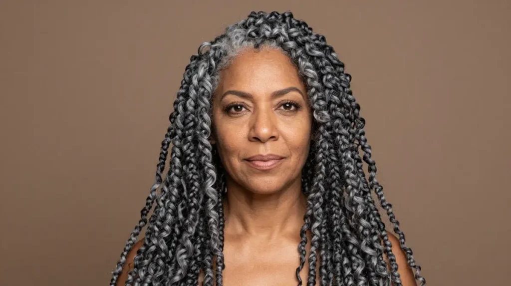 Gray Marley Twists for Natural Texture