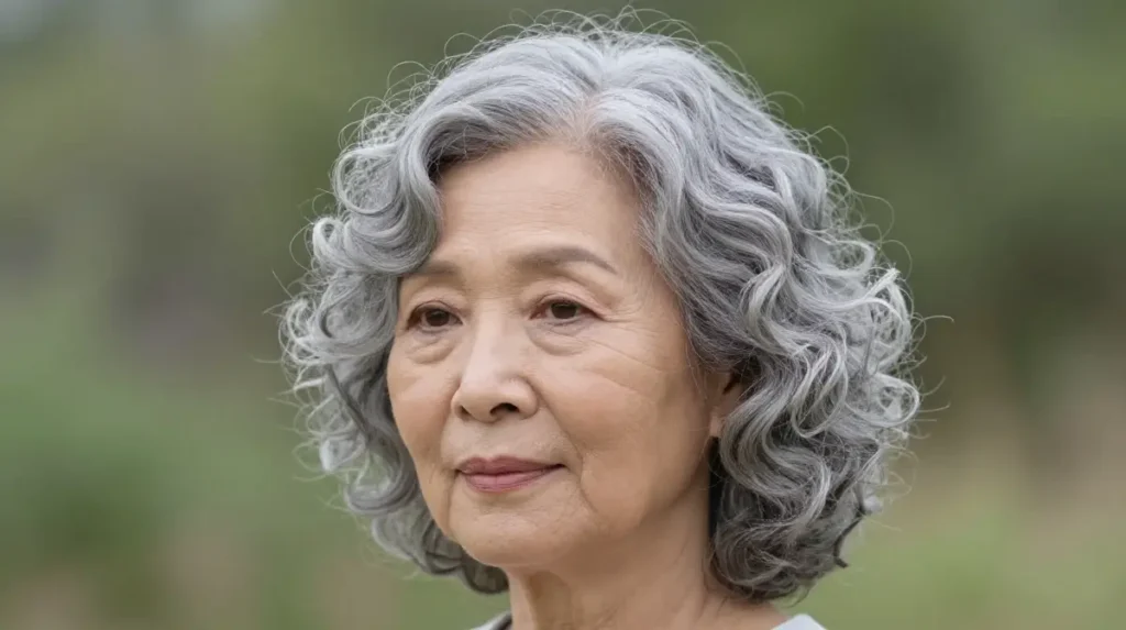 Gray Water Wave Crochet Hair