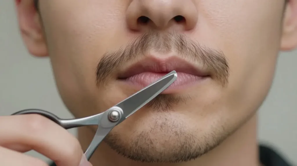 Groom the Mustache Separately