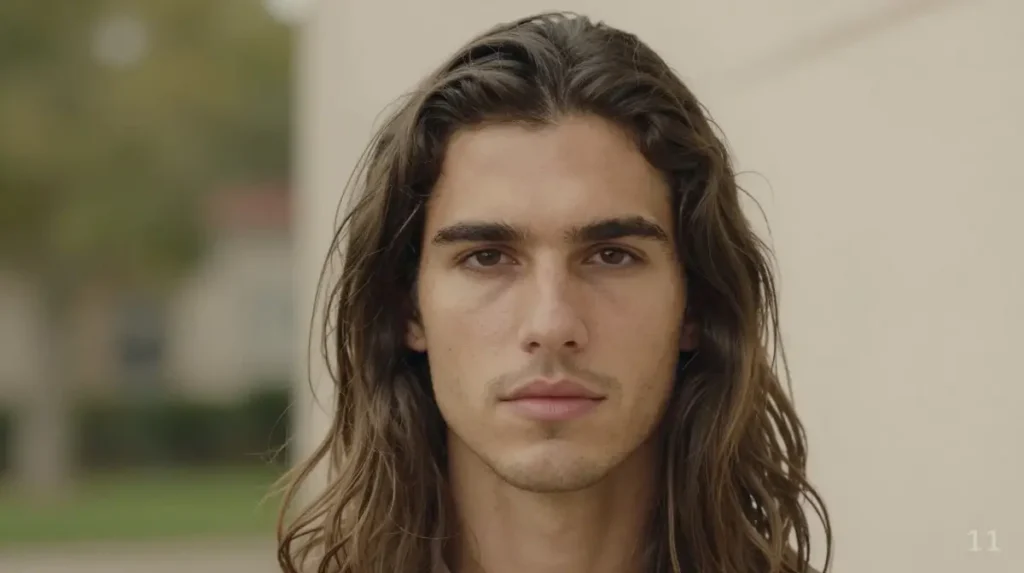 Hairstyles for Square Face Men With Long Hair