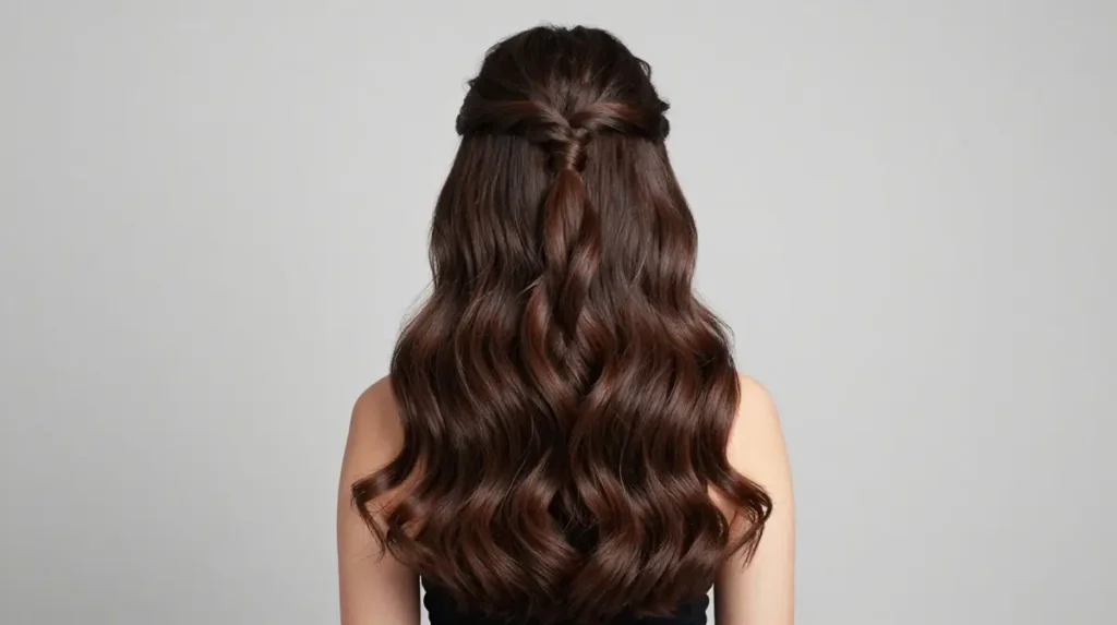 Half Up Half Down with Extensions