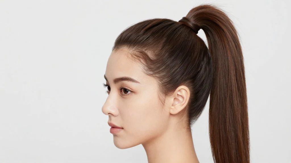 High Ponytail With Volumizing Tricks
