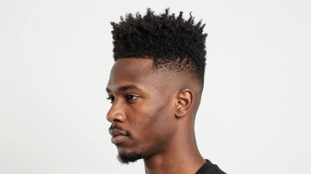 High Top Afro Fade