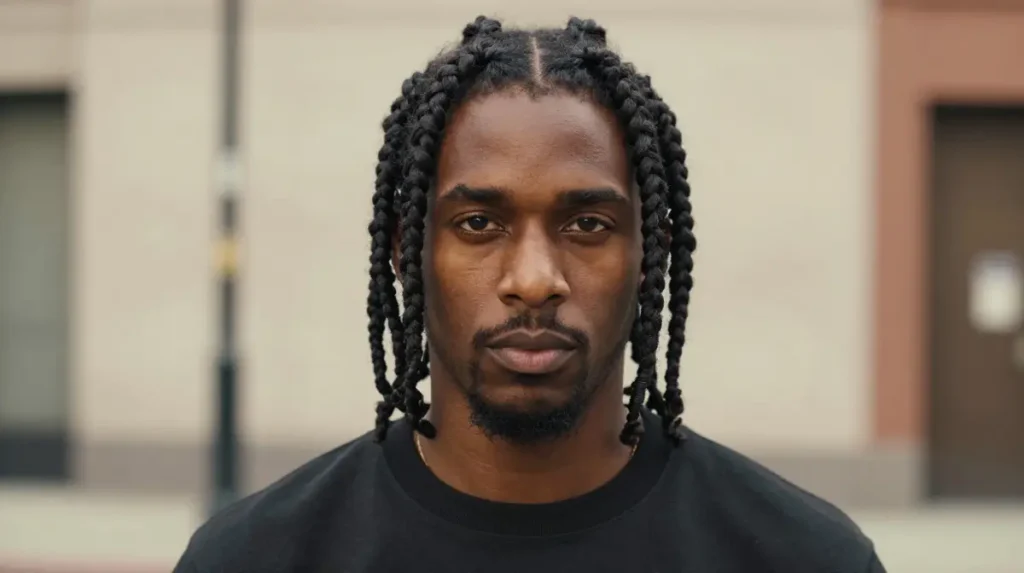 Jumbo Box Braids for a Bold Statement