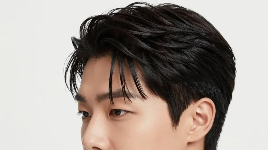 Korean Wolf Cut Style