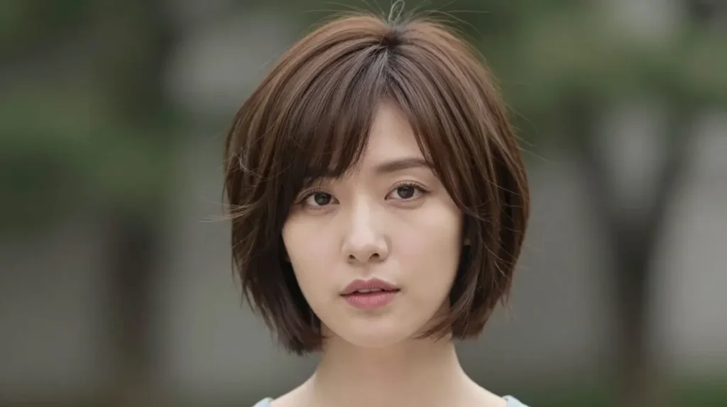 Long Pixie With Curtain Fringe