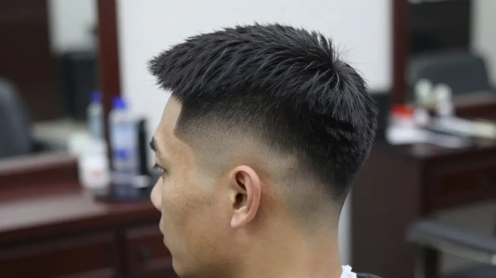 Low Fade with Textured Top