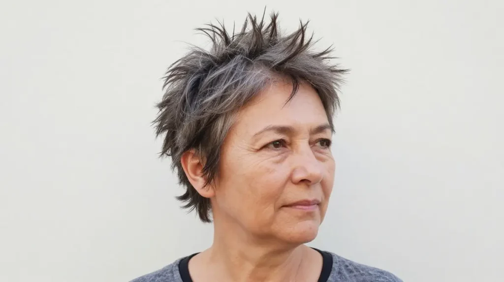 Low-Maintenance Spiky Cut
