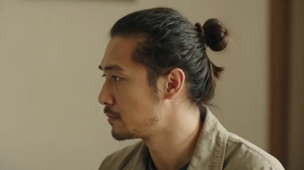Man Bun for Square Face