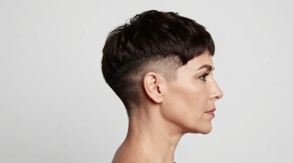Micro Pixie with Shaved Nape