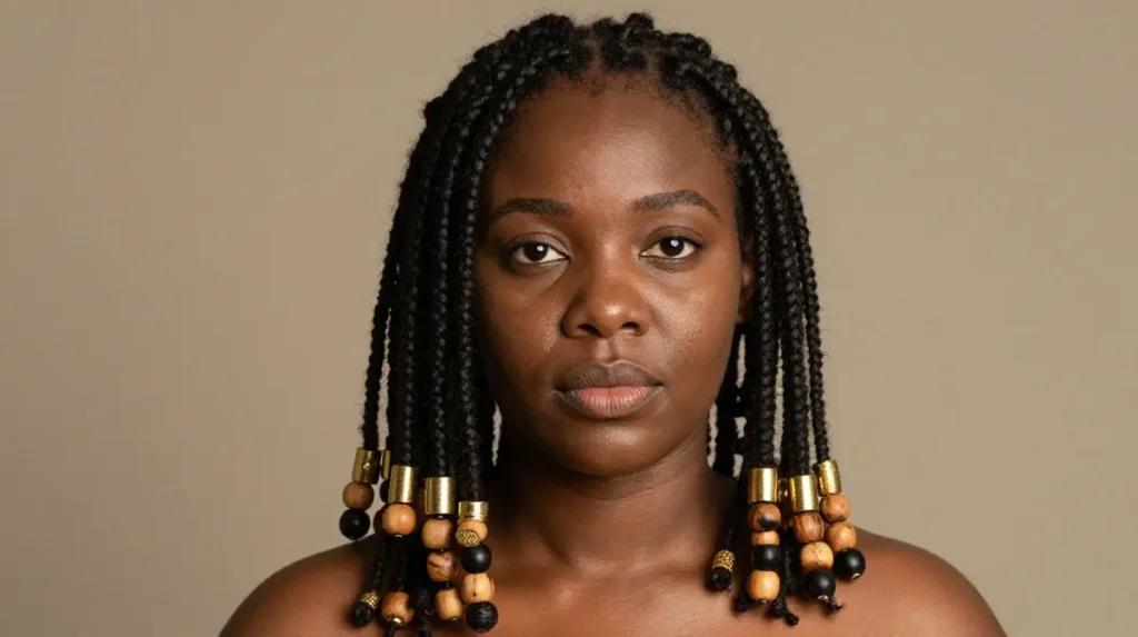 Natural Locs with Accessories