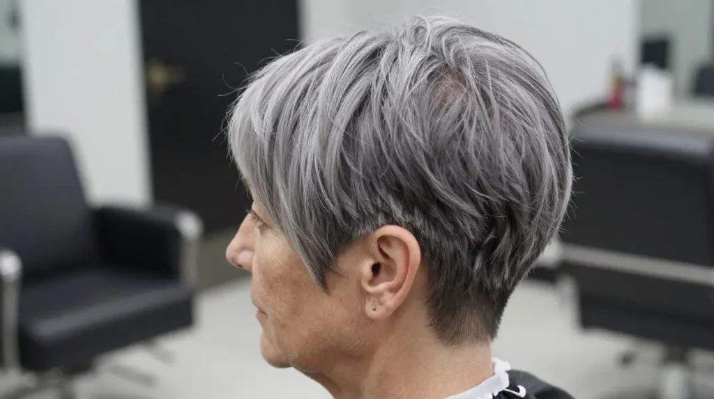 Pixie Bob With Undercut Detail