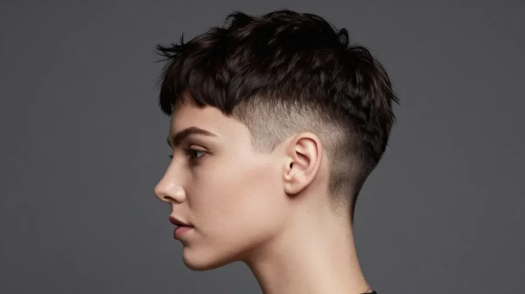 Pixie Crop With Shaved Sides