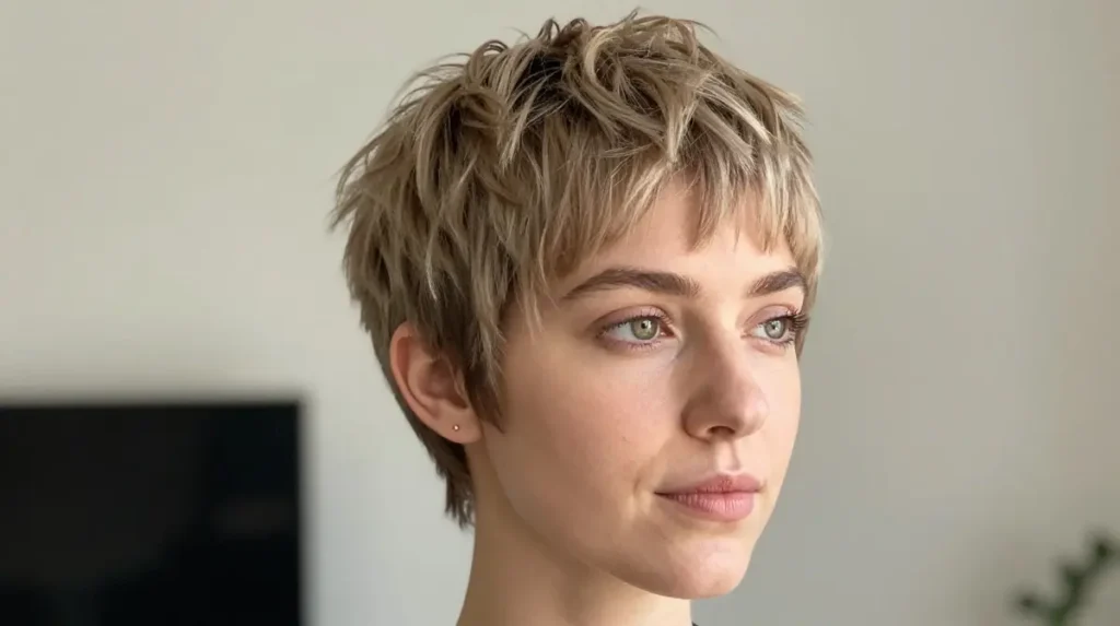 Pixie Cut With Bangs
