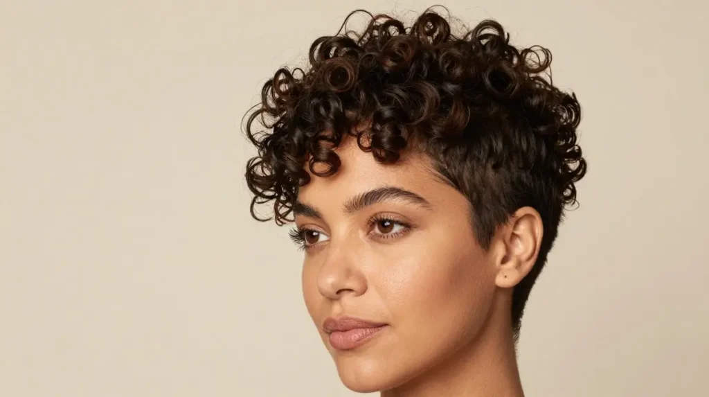 Pixie Cut for Curly Hair