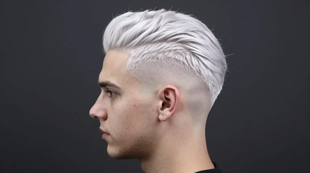 Platinum Fade Haircut