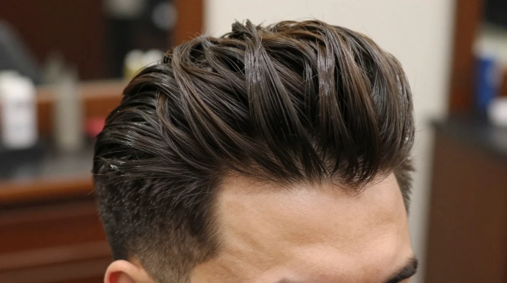 Pompadour for Thick Hair