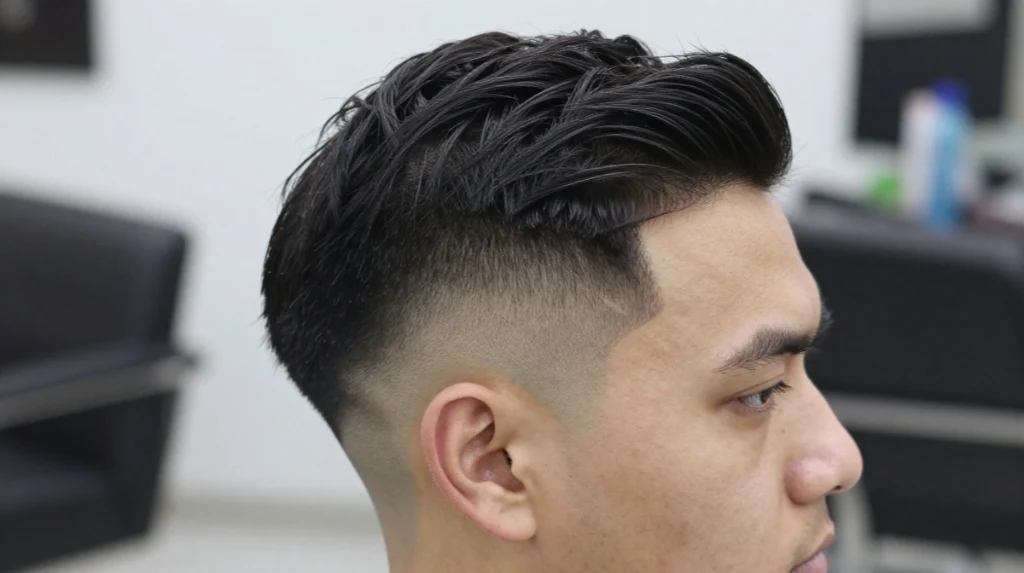 Pompadour with Fade