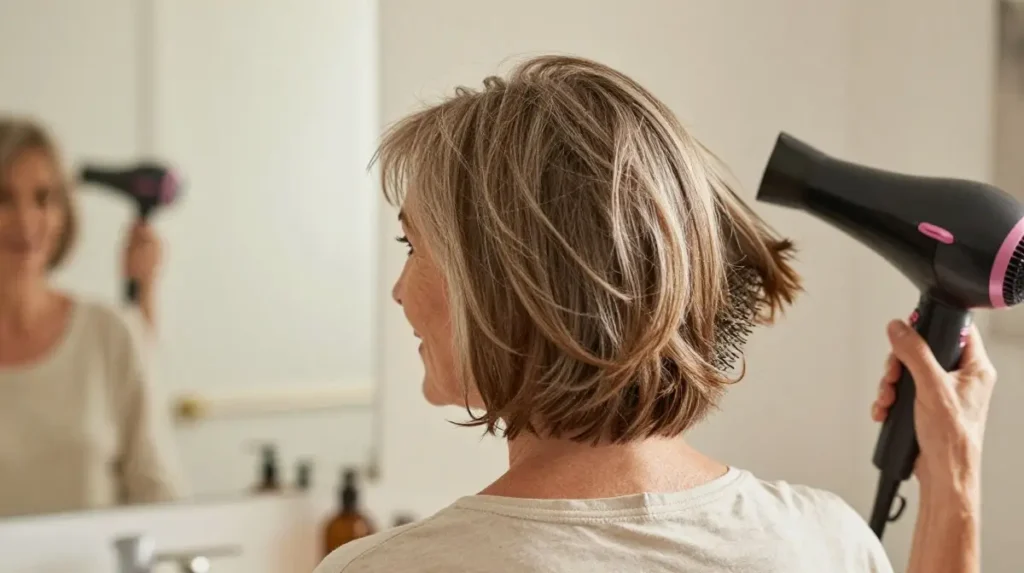 Practical Tips for Styling Short Layered Hair Over 60