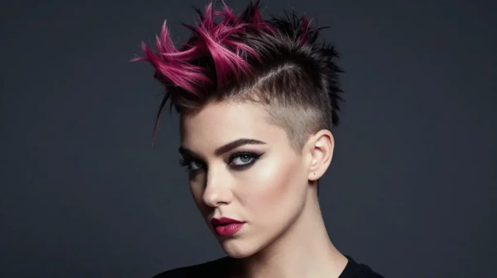 Punk-Inspired Pixie Hairstyle