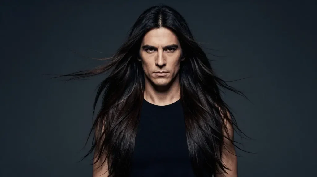 Rock Star Hairstyles With Full Length Flowing Hair