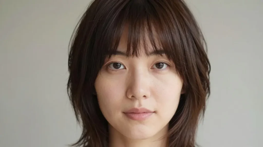 Shag Haircut for Round Face Shapes